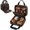 Carrying Case Compatible with Klein ET310/CL800/Breaker Finders & Fluke 323 - Electrician Tool Bag & Multimeter Case w/6Adj Straps & Mesh Pockets for Clamp Meters, GFCI/Voltage Testers (Bag Only)
