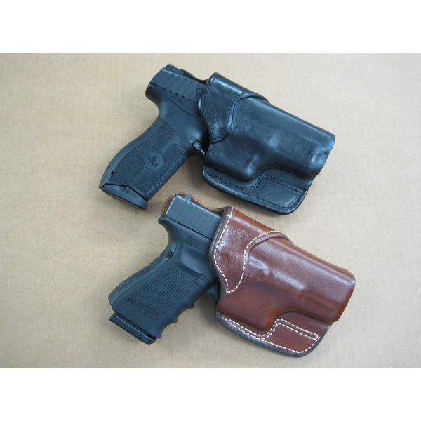 Azula Cross Draw Carry Molded Leather Holster for Springfield XDS Pistol - BLACK RH