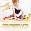 Liliful Wood Train Track Expansion Wooden Train Track Accessories Wooden Train Bridge for Most Major Toy Trains Railway