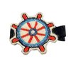 Helm Hair Clip, Felt Hair Clip, Red, White, Blue, Sailboat, Nautical, Sailor, Ocean, Beach, Hair Accessory