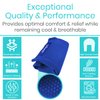 Vive Walker Grips - Padded Hand Covers - Soft Cushion Padding Medical for Folding Rolling Wheelchair, Rollator Handle, Senior, Elderly Grippers - Crutch Handle Pads - Mobility Aid Hand Cushion (Blue)