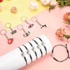 146 Pcs Cheerleader Gifts 24 Cheer Scrunchie 24 Cheer Bracelets 24 Cheer Keychain 24 Zipper Portable Cheer Makeup Bag 50 Waterproof Cheer Stickers for Cheer Team Party Favors Cheerleading Accessories