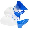 Unisex Urinal Bottle (2 Pack) - Portable Urinal for Women & Men - Female Urinal with Lid - 32 Oz Female Urination Device - Women Pee Funnel Cup for Emergency, Travel, Car & Camping - Stock Your Home