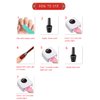 MEMEDA Nail Gel Polish,15ml Soak Off Hot Pink Neon Pink Nail Art Design Girls Salon Home Manicure Gift for Women