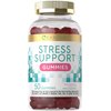 Carlyle Stress Support Gummies | 50 Count | with GABA and L-Theanine | Natural Strawberry Lemon Flavor | Non-GMO, Gluten Free Supplement