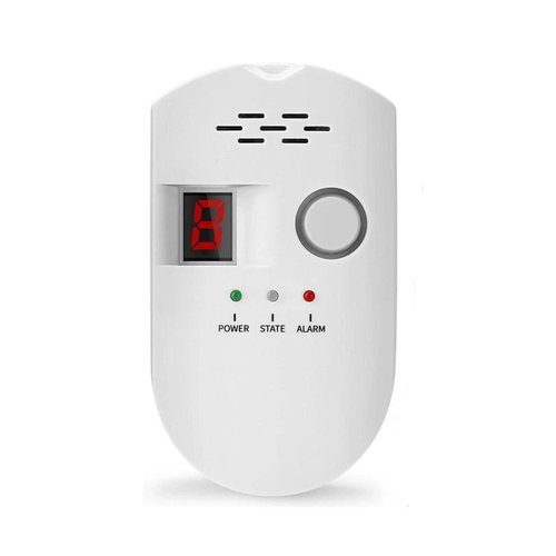 Digital Combustible Gas Alarm has a Gas Concentration Display, Gas Alarm