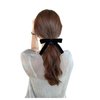 2Pcs Black And Red Velvet Hair Bow Hair Ties Bows For Women Clip Velvet Hair Ribbon Headband With Bow Silk Hair Bow Cute Bridal Bow Toddler Girl Hair Clips Baby Teen Girl Hair Styling Accessories