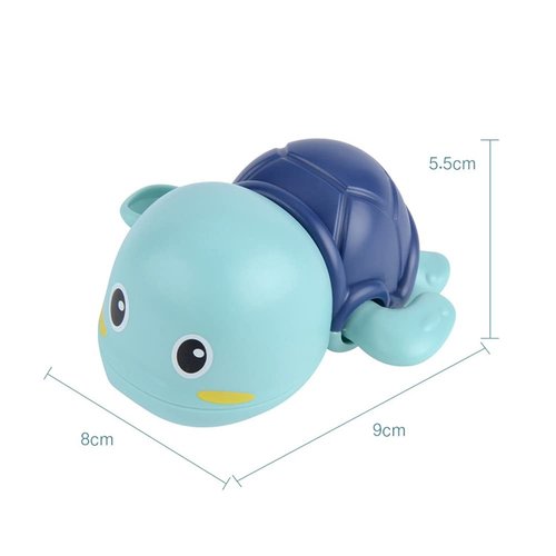 Newmemo 3 Pack Turtle Bath Toys Cute Swimming Turtle Bathtub Toys for Toddlers 1-3 Floating Wind Up Toys Water Pool Toy Wind Up Toy Preschool Toddler Pool Toys for Infants Kids Boy Girls Birthday