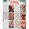 30 Sheets 7 Holiday Nail Art Stickers, Mixed Season Nail Decals Set for All Year, 3D Self-Adhesive Pegatinas Uñas Easter 4th of July Halloween Thanksgiving Christmas Valentine's St. Patrick's Day