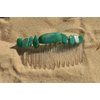 Amazonite Stone Hair Comb