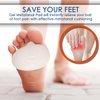 2 Pairs Gel Metatarsal Pads - Ball of Foot Cushions for Men and Women - Gel Insoles Women - Ball of Foot Support