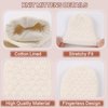 Baby Knit Mittens Toddler Boys Girls Gloves Winter Infant Newborn No Scratch Mitten 0-3 Years (White, 0-1 Years)