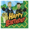 Treasures Gifted Officially Licensed Wild Kratts Birthday Party Napkins - Pack of 48 Wild Kratts Napkins - Wild Kratts Party Supplies - Wild Kratts Birthday Party Supplies - Wild Kratts Decorations