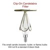 5x6x5 White Linen Drum Chandelier Clip-On Lampshade - Perfect for chandeliers, foyer lights, and wall sconces -Small, White