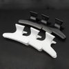 XINGYHENG 24Pcs Large Butterfly Hair Clamps Black and White Plastic Clip Hairdressing Tray Hair Positioning Hairpin