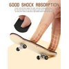 Yosoo Health Gear Finger Skateboards, Finger Board, Tool Kit, 1Pc Maple Wooden Alloy Fingerboard Finger Skateboards with Box Reduce Pressure Kids Gifts