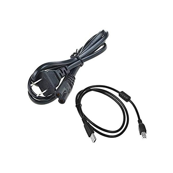 ReadyWired Power Cord + USB Cable for Canon PIXMA MG2520 MG2550 MG2920 MG2922 Printer