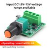 RioRand Low Voltage DC 1.8v 3v 5v 6v 12v 15V Motor Speed Controller 2A PWM 2PCS