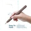 BSIRI Black Pencils Wood Pack of 12 in 7 Inch Tree Bark Wooden Favors in Rustic Twig Pencils Unique Gifts Camping Lumberjack Decorations Party Supplies Novelty Gifts as Natural Pencil