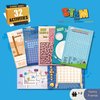 GRANDLMOON 2 Pack Reusable 32 Activity Game Mats Pads with Dry Erase Marker as Travel Toy & Learning Tool for Ages 6-12 (9”X 6”)