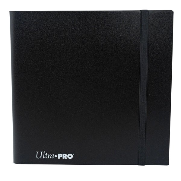 Ultra PRO - Eclipse 12-Pocket Jet Black PRO-Binder for 480 Cards Standard Size Cards, Protects Collectible Cards, Gaming Cards and Sports Cards In Ultra PRO Deck Protector Sleeves