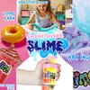Shake Slime Making Kit for Kids Girls Boys, DIY Ice Cream Slime Kit for Girls 8-12, Make Your Own Slime Kit with Soft&Butter Slime Fluffy Slime