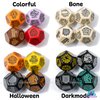 DND Generator Dice Set Random Encounter Dungeon Monster Treasure Trap Dungeons and Dragons DM Game Aide (Bone)