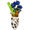 Sixdrop Cow Utensil Holder | Kitchen Crock Storage | Cow Print Stuff Accessories Decoration | Cute Cow Gifts For Women | La Vaca Animal Cow Decor | Countertop Cow Stuff Vase