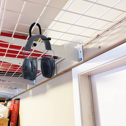 Universal Game Ear Belt Clip Holder, Hard Hat Belt Clip, Glove Belt Clip, Hearing Protection Earmuffs Belt Clip, Belt Hanger Clip Attachment for Glasses, Rope, Helmets, headsets, headphones, Ect.