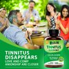 Tinnitus Relief Supplement 1200mg - 120 Capsules (60-Day Supply) | Natural Ear Ringing Support, Reduce Ear Noise & Improve Hearing Health for Men & Women