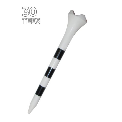 PRIDE GOLF TEE Golf Spikes 30 Count Golf Tees, White, 2.75 US