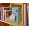 Flying Skirt Tissue Box (The Original Museum Featured Tissue Holder) - Charming Vintage Pop Art, Restyles After Each Dispense, Metal Weighted w/Inner Case, Gift Box - Designed by Spextrum® (Mint)