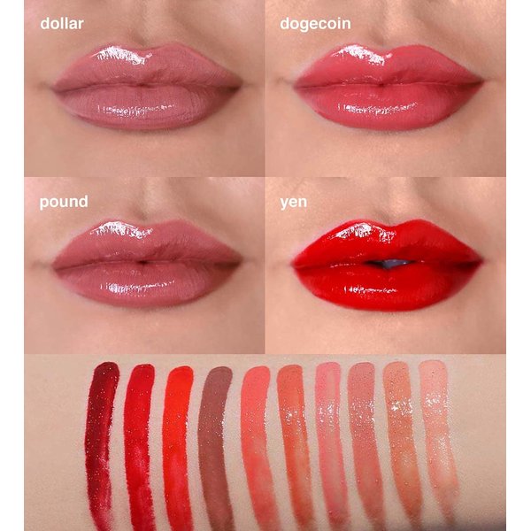 Rude Cosmetics High Gloss Profit Lip Lacquer - Bitcoin Lip Gloss Women 0.141 oz
