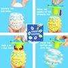 Light Up Easter Eggs Toy Gifts for Kids, 6 Easter Egg Spinning Tops with Flash & Music, Easter Basket Stuffers, Easter Eggs Hunt Prize, Kids Goodie Bag Fillers, Party Favor Novelty Bulk Toys