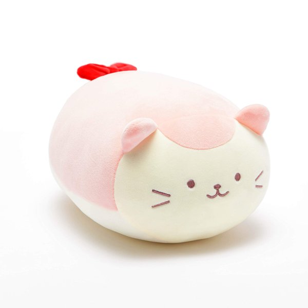 Anirollz 10" Medium Official Stuffed Animal Plush |Soft, Squishy, Warm, Cute, Comfort, Safe| Pillow with Puppy Bunny Fox Panda Chicken Owl - Birthday Deco Graduation Gift - Kitty