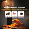 Briignite G9 Heat Lamp Bulbs for Reptile, Mini Reptile Light, Dimmable G9 Mini Heat Bulb Warm White 50W, 2 Pin Base UVA Reptile Heat Lamp, Bearded Dragon Gecko Turtle Lizard, 2 Pack