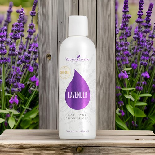 Young Living - Lavender Bath & Shower Gel 8 oz. | Gentle Skin Cleanser Body Wash | Cleans, Moisturizes & Softens Skin | Premium Essential Oil Bath Product
