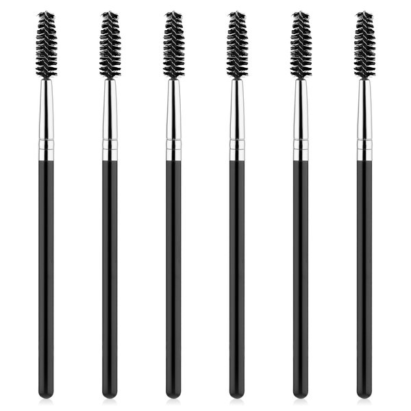 6 PCS Eyelash Brushes Micro Eyebrow Brush, Portable Lash Spoolies Reusable Mascara Wands Eyebrow Spoolies Lamination Brush for Eyelash Brow, Interdental Brushes, Lash Filler Eyebrow Lift Tint