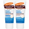 Palmer's Cocoa Butter Formula Foot Magic Bundle, Exfoliating Foot Scrub and Moisturizing Foot Cream for Dry, Cracked Heels (2 x 2.1 oz Tubes)