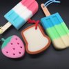 Healifty Exfoliating Bath Sponge Body Sponge Bath Skin Popsicle Sponge Body loofahs Pouf exfoliating Shower Sponge Body Scrub 2pcs Back Scratcher Exfoliating Bath Sponge Body Sponge
