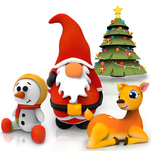 SplashEZ Mold Free Bath Toys for Babies & Toddlers, Christmas No Hole Bath Toys, No Mold for Tub, Beach, Pool, BPA-Free, Dishwasher-Safe, Infant Bath Toys No Holes 0 1 3 6 12 18 Months