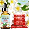 Botanical Beauty MONOI OIL COFFEE. Frangipani flowers in Coconut Oil with Coffee aroma. 100% Natural 1 Fl.oz - 30 ml Pure for FACE, SKIN, BODY, HAIR, NAILS. Luxury Beauty Oil
