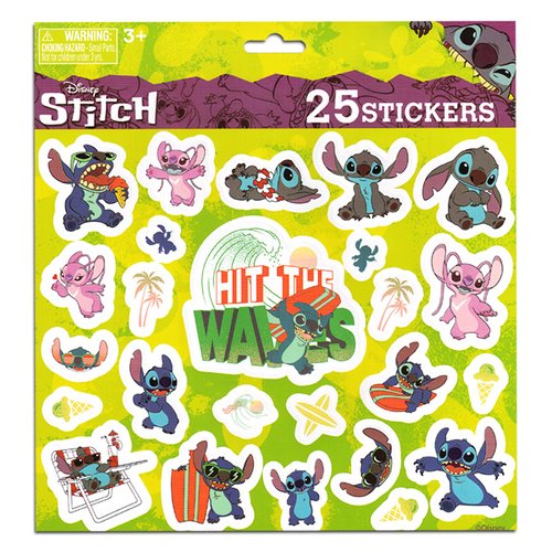 Stitch Nail Art Stickers Set for Girls, Kids - Bundle with 36 Lilo and Stitch Stick On Nails for Birthday Supplies, Goodie Bags, and More, with Stickers and More (Stitch Gifts)