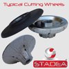 Stadea Diamond Router Bit Granite Diamond Profile Wheel - Full Bullnose Half Round Countertop Edge Profile Router Bits V40 for Granite Stone Concrete Counter Edges