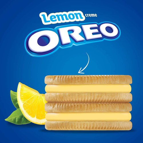 OREO Lemon Creme Sandwich Cookies, 15.25 oz