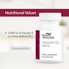 Bariatric Advantage Vitamin D3 5,000 IU - Bariatric Vitamin D - Water-Miscible - Bone Strength Support* - Vitamin D Capsule - Easy Swallow Capsule - for Bariatric Patients - 180 Count