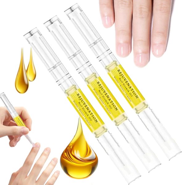 Rejuvenation Nail Growth Oil, Brother Nail Growth Oil, Brother Cosmetics Nail Growth Oil Rejuvenation, Brother Nail Growth Oil Instant Nail Repair for Peeling Breaking Thin Nails (3Pcs)