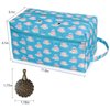 Meitward Crochet Bag with Thread Cutter, Portable Knitting Bag Yarn Storage Organizer for Crochet Hooks, Knitting Needles and Other Accessories, Gift for Mom Women