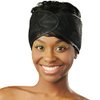 DONNA Argan Mesh Wrap Black 1pc Silk Wrap Hair Wrap Womens' Mesh Wrap Velcro Mesh Wrap Black