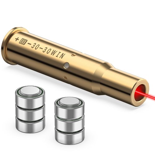 MidTen Red Laser Bore Sight 30-30WIN Bore Sighting Laser 30-30 Winchester Boresighter with 2 Sets of Batteries